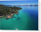 Zephyr Point Aerial - Canvas Print-10.000" x 6.625"-Lake Tahoe Prints
