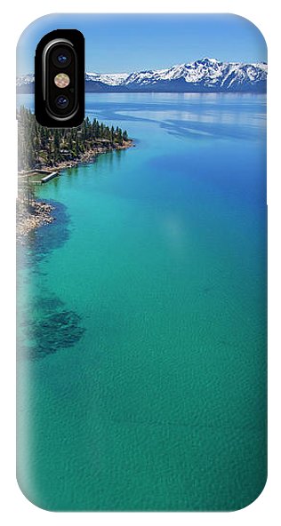 Zephyr Point Aerial by Brad Scott - Phone Case-Phone Case-IPhone X Case-Lake Tahoe Prints
